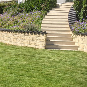 Frisch gemähter Rasen